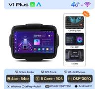 Radio 9" Für Jeep Renegade 2 DIN Android 4G CarPlay Bluetooth GPS Android USB