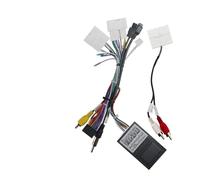 Radio Blenden Für Benz Für Smart Für Fortwo 453 Auto 16pin Kabelbaum Adapter Canbus Box Decoder Android Radio Power Kabel Einbaurahmen(High)