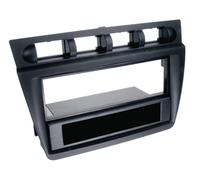 Radio Einbauset Auto 1 DIN Blende Adapter Kia Picanto SA 4/04-11/07 schwarz