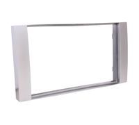 Radioblende 2-DIN für diverse Ford Modelle von 2003 - 2013 silber