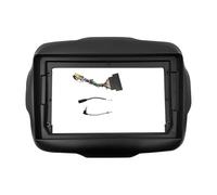 Radioblende 9-Zoll-2DIN-Autoradio-Blenden Stereo-Panel Kabelbaum Netzkabeladapter Canbus Für Jeep Für Renegade 2014-2021 Stereoblende(Frame Cable Canbus)