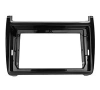 Radioblende Einbauset 9 "2 Din Autoradio Für Armaturenbrett Fascia Für VW Für Polo 2009 + Stereo Panel Montage Lünette Frontplatte Mittelkonsole Halter