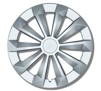 Albrecht 16 Zoll Radkappen Silber matt für Stahlfelgen - Fame Radzierblenden aus hochwertigem Kunststoff - Langlebige Radblenden in originaler Albrecht Verpackung - Made in EU