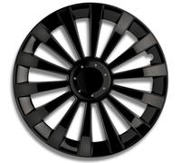 Radkappen 13 - 17 Zoll schwarz silber Radzierblenden 4er Set VERSANDKOSTENFREI