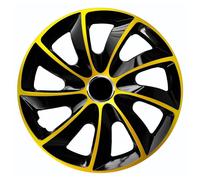 Radzierblende STIG EXTRA schwarz/Gold 13 Zoll 4er Set