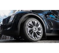 Radkappen für Tesla Model Y 19 Zoll Performance Turbine Style Mattschwarz 4er Set