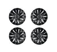 Radkappen Für Teslaes Für Model Y 19 Zoll Leistung Automobil Ersatz Radkappe Volle Felgenabdeckung Zubehör Radkappen 2023 Radzierblenden(4PC Matte Black)