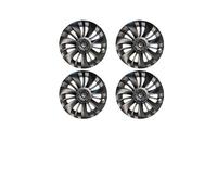 Radkappen Für Teslaes Für Model Y Radkappe Leistung Ersatz 19 Zoll Auto Volle Abdeckung Zubehör 2020-2022 Radzierblenden(Matte Black-NO Logo)