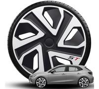 Radkappen Radblenden ST PRO Silver Black 13" 14" 15" 16" 17" 18" 19" Zoll NEU (16 Zoll)