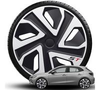 Radkappen Radblenden ST Silver Black - alle Größen 13-19 Zoll NEU