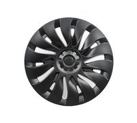Radkappen Radzierblenden Für Teslaes Für Model Y 2024 19-Zoll-Radnabenkappe Leistung Ersatzrad Radkappe Vollfelgenabdeckung Zubehör Radblenden(L-R A Matte Black)