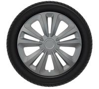 Radkappen-Satz - 13 Zoll - Terra Ring - Silber