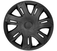 Radkappen Satz 4 Stück N-Power 15 Zoll schwarz matt für Stahlfelgen