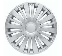 Albrecht 15 Zoll Radkappen Silber für Stahlfelgen - Vegas Nylon Lux Radzierblenden aus hochwertigem Kunststoff - Langlebige Radblenden in originaler Albrecht Verpackung - Made in EU