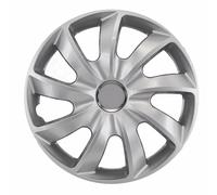 Radkappen Stahlfelgenringe Push-In Silber 4er Set OPEL FORD CITROEN AUDI VW