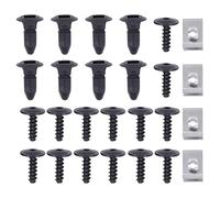 Radkasten Radhausschale Schrauben Blechmutter Befestigungsclips Radlauf Unterfahrschutz Schnappmutter Einsteckmutter Kennzeichen Halterung Clips Stoßstange Spreizmutter für A3 8P 8L A4 B6 8E A6 4B C5