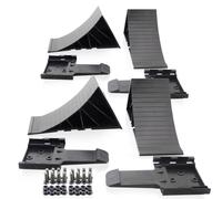 Radkeile Unterlegkeile Hemmschuhe mit Halterung für PKW Auto bis 1,6T 4x BITUXX