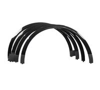 Radlauf Schutzleisten Auto Flares Arch Rad Augenbraue Für Cayenne 18-24 Protector Kotflügel Guard Zubehör Autos Reifen Augenbrauen(Black)