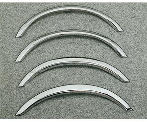 Radlaufleisten Satz Messing-Verchromt für Mercedes CLS W219