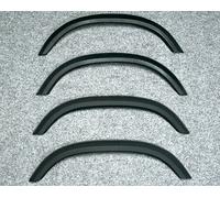 Radlaufleisten Satz schwarz Metall f. Volvo S70+V70 bis 2000