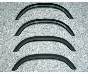 Radlaufleisten Satz schwarz Metall für VW Sharan Seat Alhamb