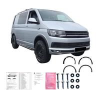 Radlaufschutz Radlaufleisten kompatibel mit VW VOLKSWAGEN Transporter T6 2015 bis 2019 8 Tlg mit ABE TÜV