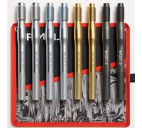 Radmontagehilfe Set Rad Montagehilfe Fixierbolzen 8 Stück Kfz Reifenmontage Werkzeug Edelstahl Radführungsstift Radmontagewerkzeug Reifen Montagehilfe M12 x 1.25, M12 x 1.5, M14 x 1.25, M14 x 1.5