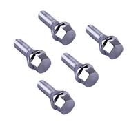 Radmutter Kompatibel mit Jeep für Renegade für Compass 2015 2016 2017 2018 2019 2020 2021 2022 Silberne Radmutternschraube 68296586AA 52035199