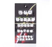 Radmuttern Fydun 30 Stücke Auto Radmutter Abdeckungen Schrauben Topper Kappen, Motorrad Innensechskantschraube Mutter Bolzen Kappe Abdeckung Dekoration(Silber)