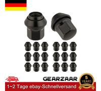 Radmuttern Kegelbund M12x1,5 SW19 Passt für Ford Mondeo Alufelgen 20 Stück 20Pcs