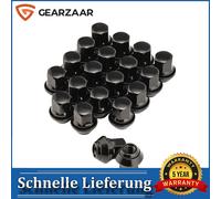 Radmuttern Kegelbund Mutter M12x1,5 SW19 für Ford Mondeo Alufelgen 20Pcs Schwarz