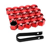 Radmutternabdeckung, Autoreifenmutterkappen - für Radmuttern und Radbolzen - für Reifenmuttern, 20 Stück Staubschutzkappe