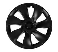 Radnabenabdeckung, 19 Zoll Radabdeckung Radkappen für Modell Y 2020-2023, 4er-Set, Ersatzradabdeckungen, Radnabenabdeckung, Felgenabdeckung, Mattschwarzer (Symmetrisch)