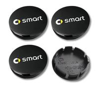 Radnabenabdeckung Alufelge Smart Fortwo Forfour Roadster 56mm Schwarz 4x