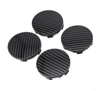 Radnabenabdeckungen aus Karbonfaser, 60 mm, Schwarz, 4 Stück