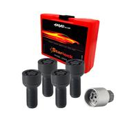 Radschloss Radschrauben Satz für Cupra Formentor ab 2020 Schwarz 4tlg M14X1.5