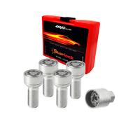 Radschloss Radschrauben Satz für Cupra Formentor ab 2020 Silber 4tlg M14X1.5