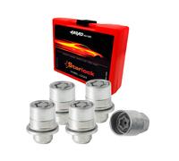 Radschloss Radschrauben Satz für Toyota C-HR ab 2016 Silber 4tlg M12X1.5