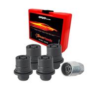 Radschloss Radschrauben Satz kompatibel mit Toyota C-HR ab 2016 Schwarz 4tlg M12X1.5