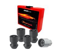 Radschloss Satz für Ford Transit Tourneo Courier Connect 2014-23 Schwarz M12X1.5