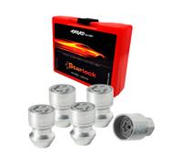 Radschloss Satz für Ford Transit Tourneo Courier Connect 2014-23 Silber M12X1.5