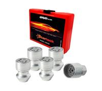 Radschloss Satz kompatibel mit Toyota Yaris Cross ab 2022 Felgenschloss Silber 4tlg M12X1.5