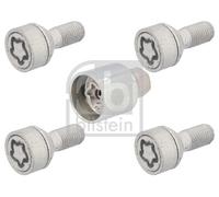 febi bilstein 27497 1 Satz Radschrauben abschließbar M12 x 1,5x17 SW17 / 19mm Kugelbund