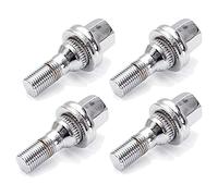 Radschrauben,Radbolzen 4 Stücke 17mm Radmuttern Legierung Bolzen Flachsitz Passend für Peugeot 206 207 307 308 406 407 607