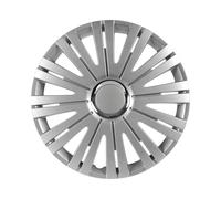 Premium Auto Radzierblenden Radkappen 15 Zoll Monaco silber matt Radzierringe