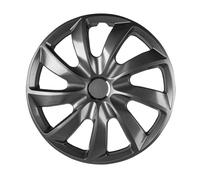 Radzierblenden Turbine 16 Zoll, 4er Satz Radkappen, Radblenden graphite