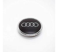 Radzierkappe Original Audi Nabenkappe Tuning Deckel für Alufelgen schwarz-matt