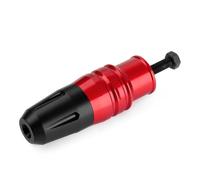 Rahmen Schieberegler Motorrad-Auspuff-Sturzpad Für Kawasaki Z650 Z 650 Für NINJA650 Für Ninja 650 2017-2024 Auspuff-Schutzrahmen-Schieber Motorrad Fallschutz Sturzpad(Rot)