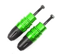 Rahmenschieber Für Kawasaki Für Z650 Für Z800 Für Z750 Für Z900 Für Z900RS Für Z1000 Motorrad CNC Rahmen Crash Pads Auspuff Sliders Crash Protector Crash Protector(Green-1 Pair)