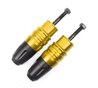 Rahmenschieber Für Kawasaki Für Z650 Für Z800 Für Z750 Für Z900 Für Z900RS Für Z1000 Motorrad CNC Rahmen Crash Pads Auspuff Sliders Crash Protector Crash Protector(Gold-1 Pair)